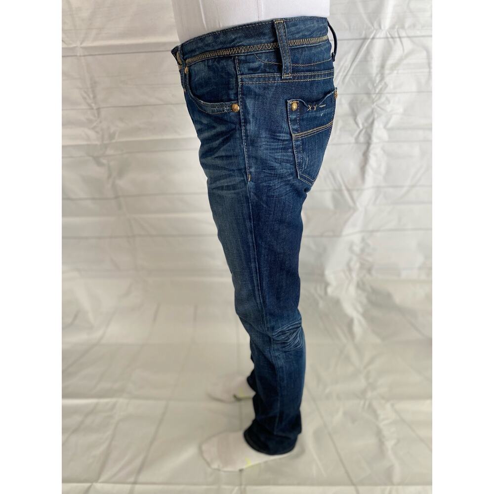 ReRock by Express Womens Size 29 Mid Rise Skinny Medium Wash Blue Denim Jeans# - Picture 2 of 9